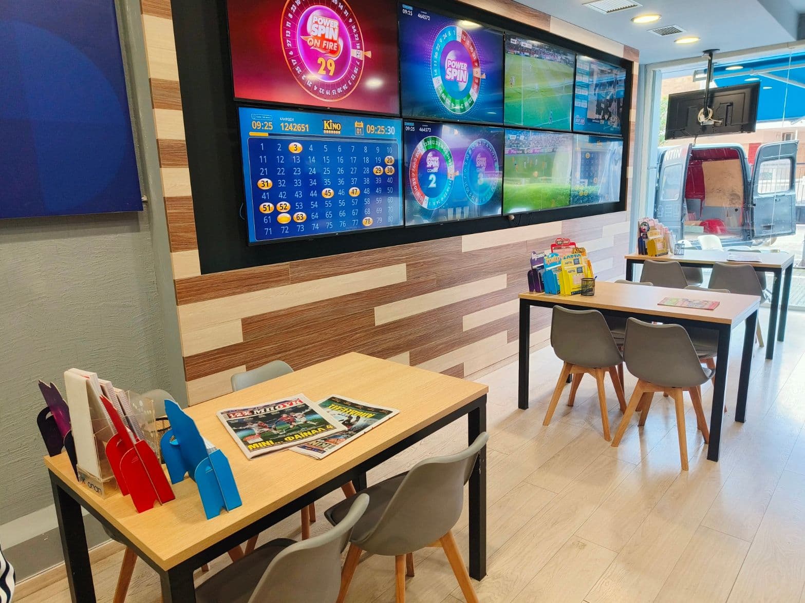 Commercial Interior Fit-Out & Custom Joinery for PLAY OPAP Store (Trikala Project)